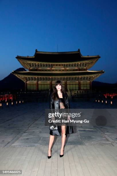 Dakota Johnson attends the Gucci Seoul Cruise 2024 fashion show at Gyeongbokgung Palace on May 16, 2023 in Seoul, South Korea.