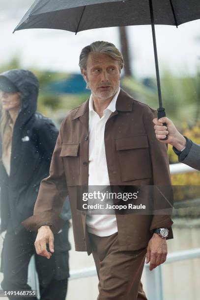 Mads Mikkelsen is seen at Palais des Festival during the 76th Cannes film festival on May 19, 2023 in Cannes, France.