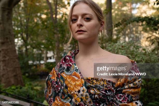 New York, NY Portrait of Anna Baryshnikov photographed by Lexie Moreland for WWD on October 25, 2019 in New York, New York.