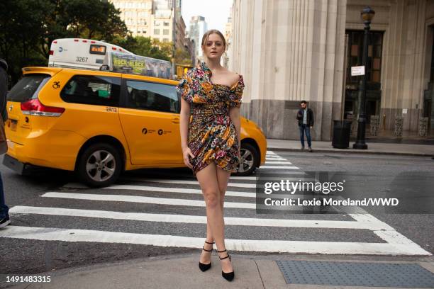 New York, NY Portrait of Anna Baryshnikov photographed by Lexie Moreland for WWD on October 25, 2019 in New York, New York.