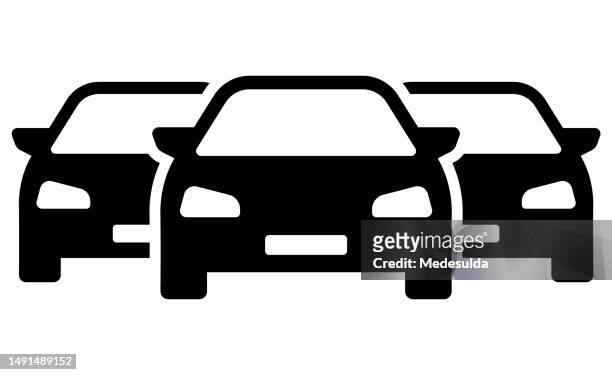 car signvector - car icon stock illustrations