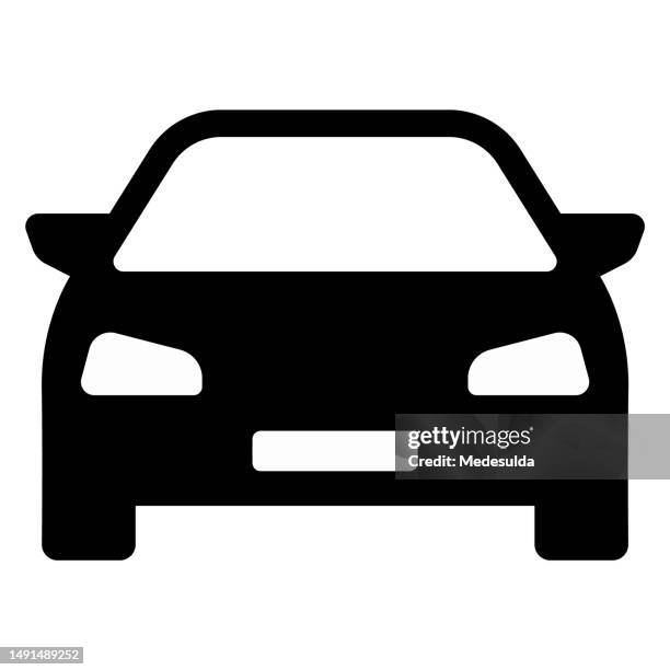 auto-symbol - auto silhouette stock-grafiken, -clipart, -cartoons und -symbole