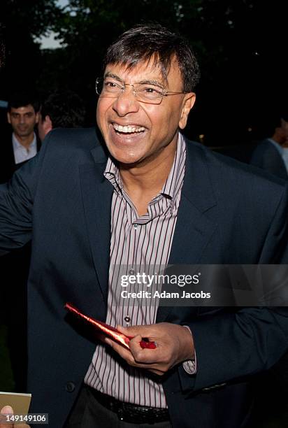 Lakshmi Mittal attends the Mittal Trust Champions Event at The Serpentine Gallery on July 23, 2012 in London, England.
