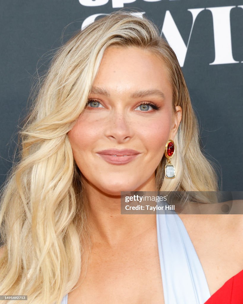 Camille Kostek attends the 2023 Sports Illustrated Swimsuit Issue