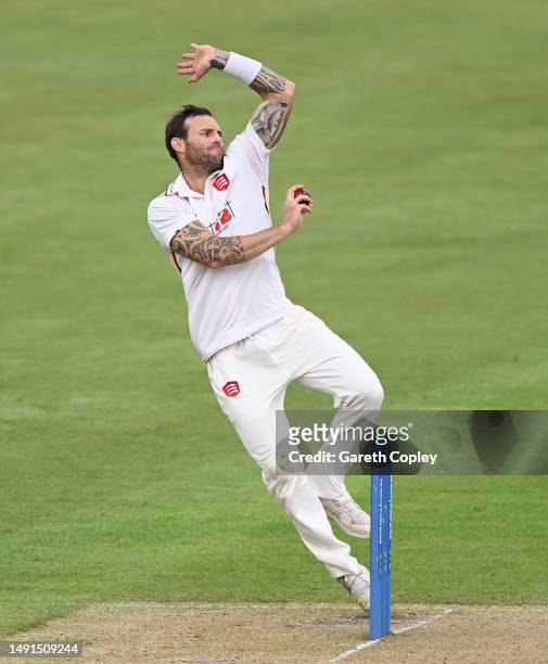 Doug Bracewell of Essex bowls during the LV= Insurance County Championship Division 1 match between Nottinghamshire and Essex at Trent Bridge on May...