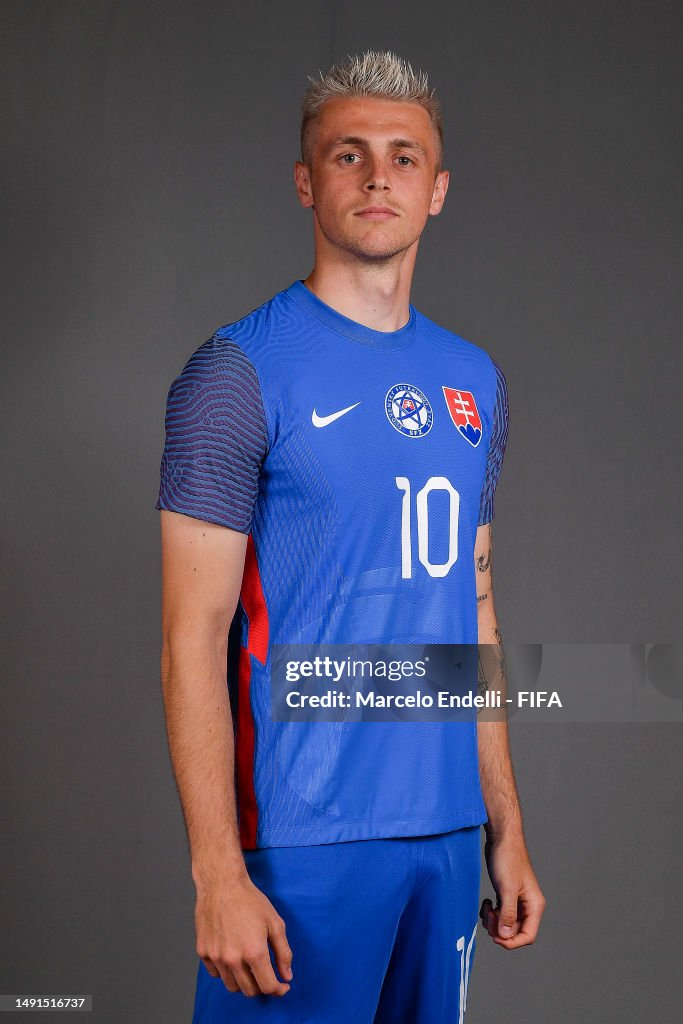 Timotej Strbka Timotej Jambor of Slovakia poses for a photograph during the official ...