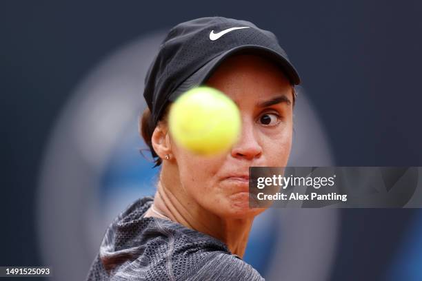 Anhelina Kalinina of Ukraine looks on against Veronika Kudermetova during their Women's Singles semi-final match on day twelve of Internazionali BNL...