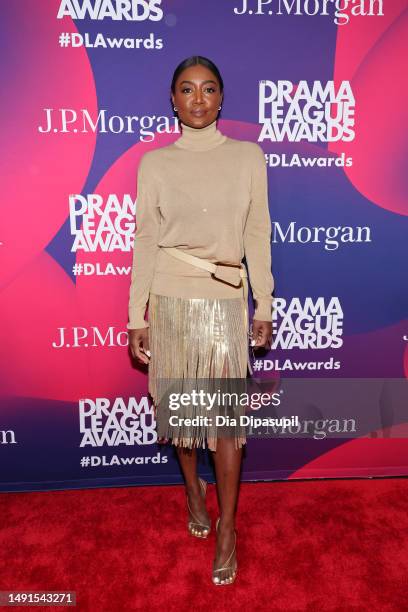 Patina Miller attends the 89th Annual Drama League Awards at The Ziegfeld Ballroom on May 19, 2023 in New York City.
