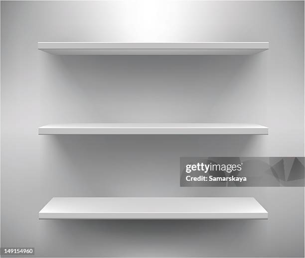 ilustraciones, imágenes clip art, dibujos animados e iconos de stock de estante - shelf