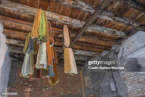 General view of Lithuania's National Pavilion 'Children's Forest Pavilion' during the opening of the press preview of the 18th Venice International...