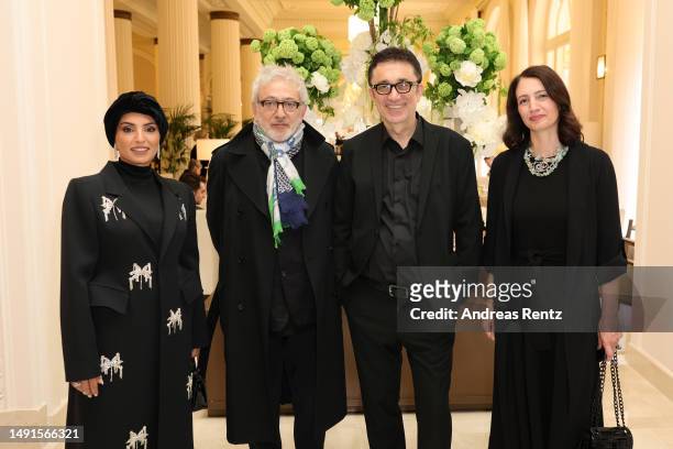 Doha Film Institute CEO Fatma Hassan Al Remaihi, DFI Artistic Advisor Elia Suleiman, Turkish Auteur and Qumra Master Nuri Bilge Ceyla and Director of...