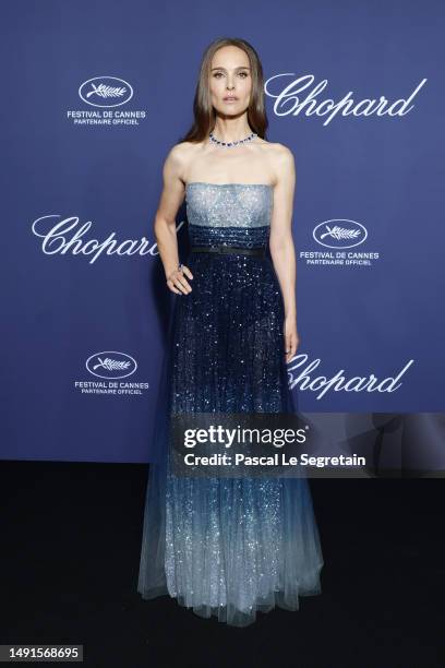 Natalie Portman attends the Chopard Trophy during the 76th annual Cannes film festival at Carlton Beach on May 19, 2023 in Cannes, France.