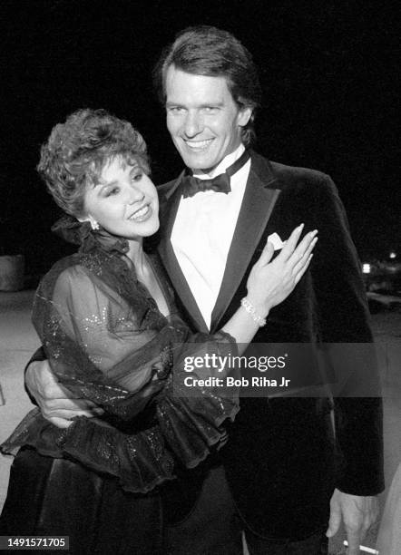 Linda Blair and Gordon Thomson attend The Best of Everything show featuring fashion designers and celebrity fashion show for upcoming television...