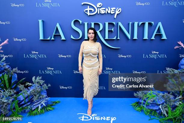 Ruth Lorenzo attends the premiere of "La Sirenita" by Disney at Cine Callao on May 19, 2023 in Madrid, Spain.