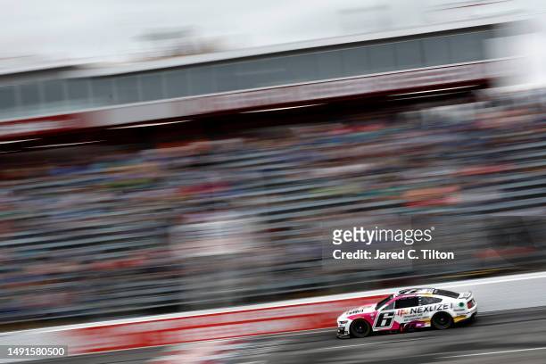 Brad Keselowski, driver of the Nexlizet Ford, drives during practice for the NASCAR Cup Series All-Star Race at North Wilkesboro Speedway on May 19,...