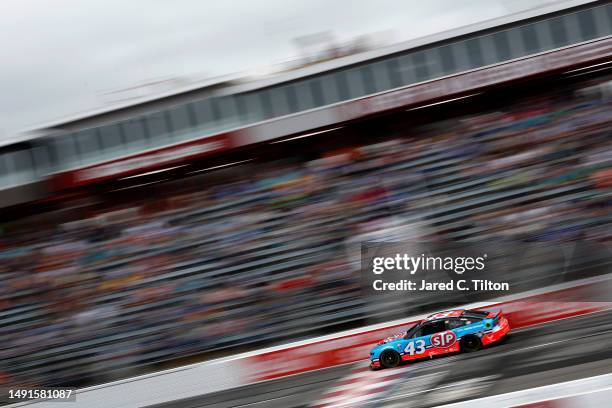 Erik Jones, driver of the STP Chevrolet, drives during practice for the NASCAR Cup Series All-Star Race at North Wilkesboro Speedway on May 19, 2023...
