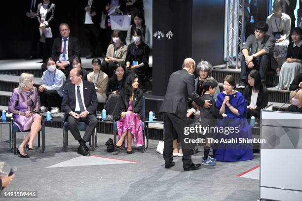 First Lady Jill Biden, Heiko von der Leyen, husband of European Commission President Ursula von der Leyen, Akshata Murty, wife of British Prime...