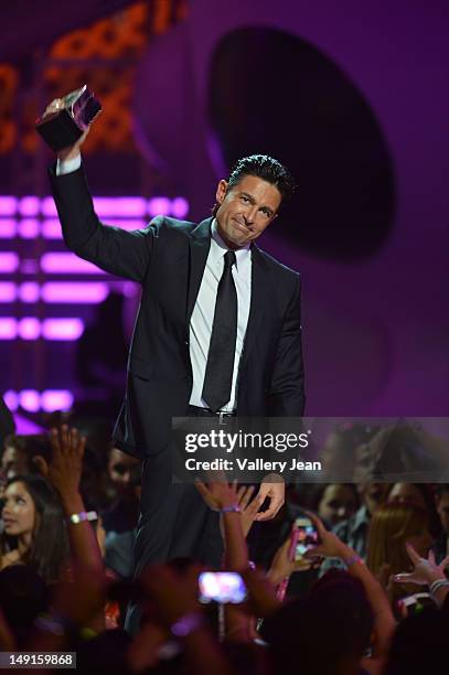 Fernando Colunga onstage during Univision's Premios Juventud Awards at Bank United Center on July 19, 2012 in Miami, Florida.