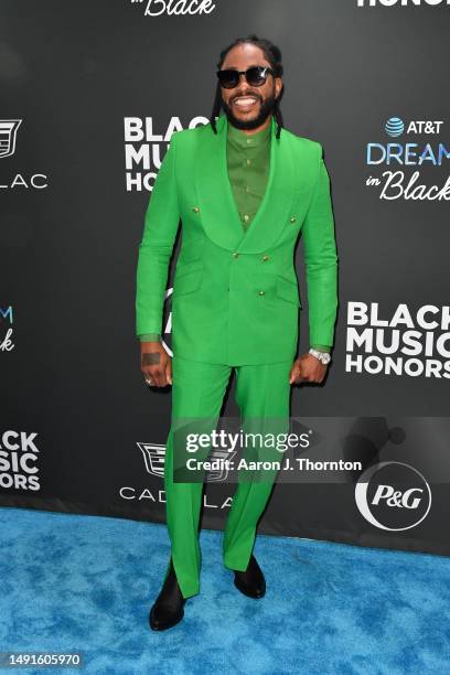 Raheem DeVaughn arrives to the 8th Annual Black Music Honors at Cobb Energy Performing Arts Centre on May 19, 2023 in Atlanta, Georgia.