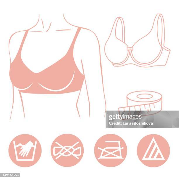 bra set - breast ironing 幅插畫檔、美工圖案、卡通及圖標