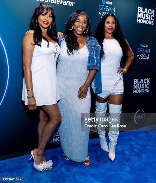Alexis Jones, Nicci Gilbert and Arin Jackson of Brownstone attend the 2023 Black Music Honors at Cobb Energy Performing Arts Centre on May 19, 2023...