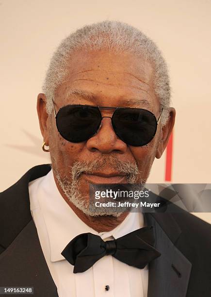 Morgan Freeman arrives at the 40th AFI Life Achievement Award honoring Shirley MacLaine at Sony Pictures Studios on June 7, 2012 in Los Angeles,...