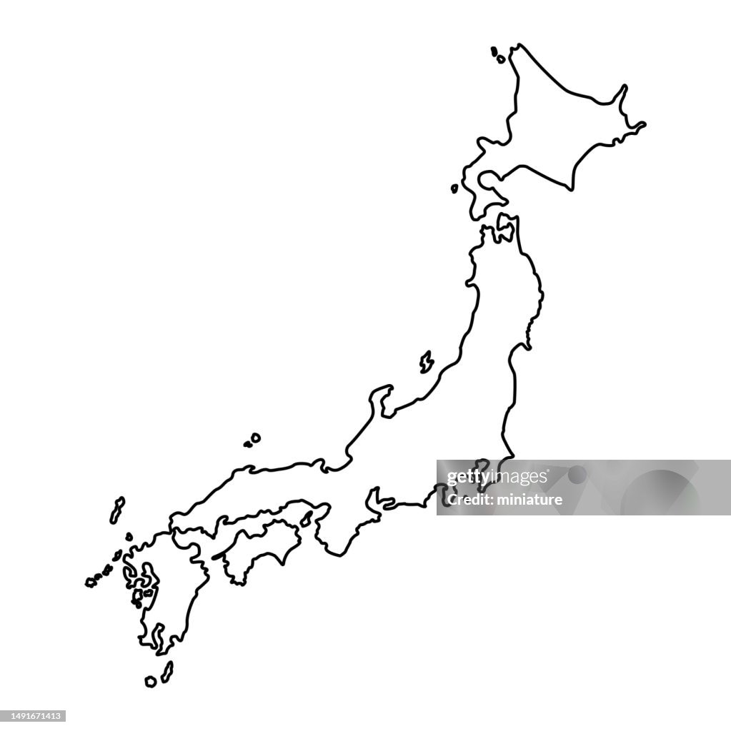 Japan map