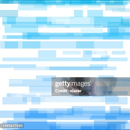 Blocks Of Blue Abstract Rectangle Pattern On White High-Res Vector ...