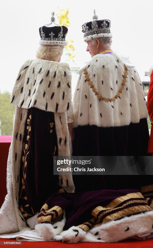 Their Majesties King Charles III And Queen Camilla - Coronation Day