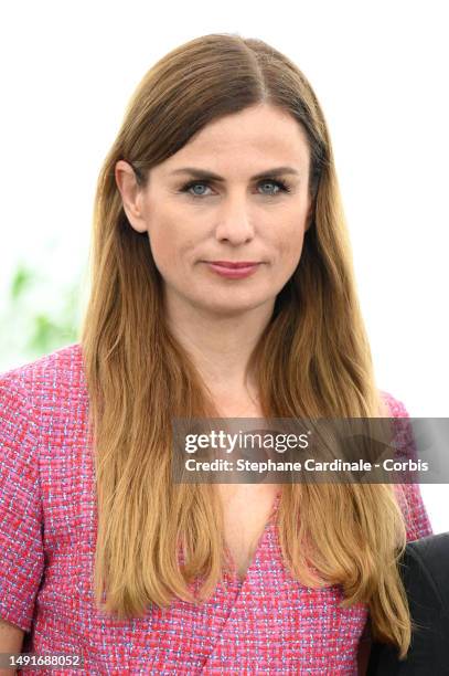 Janine Jackowski attends the "Kuru Otlar Ustune " photocall at the 76th annual Cannes film festival at Palais des Festivals on May 20, 2023 in...