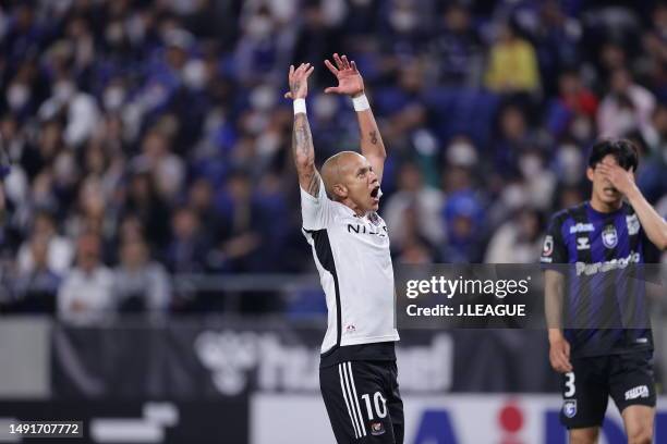 Of Yokohama F･Marinos in action during the J.LEAGUE Meiji Yasuda J1 14th Sec. Match between Gamba Osaka and Yokohama F･Marinos at Panasonic Stadium...