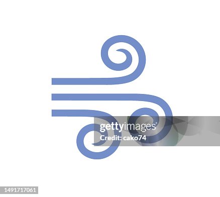 Wind blow icon vector illustration Wind blow icon vector illustration