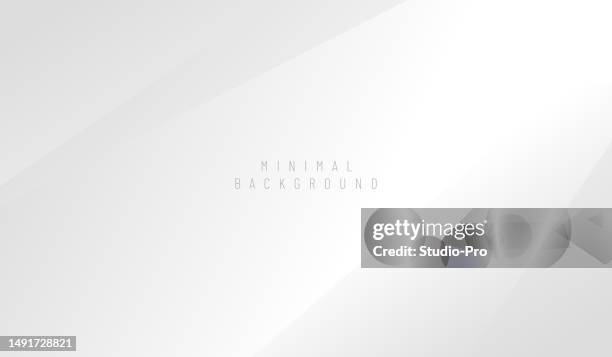 abstract clean light background - 3d geometry stock illustrations
