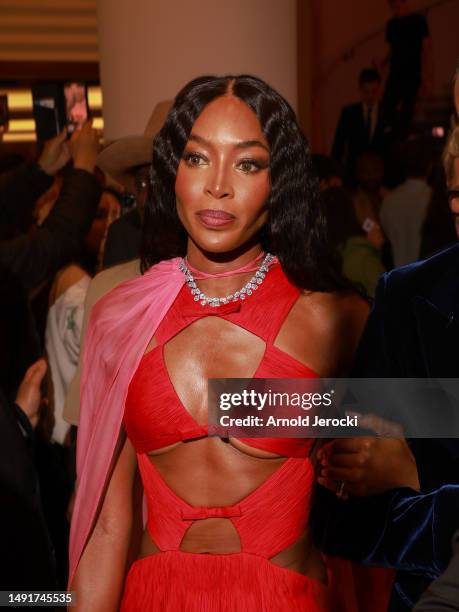 Naomi Campbell is seen at the Martinez hotel during the 76th Cannes film festival on May 20, 2023 in Cannes, France.