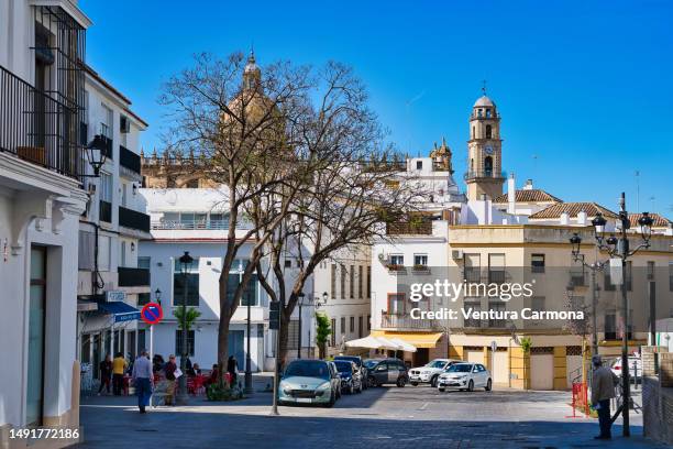 old town of jerez de la frontera, spain - jerez de la frontera spain stock pictures, royalty-free photos & images