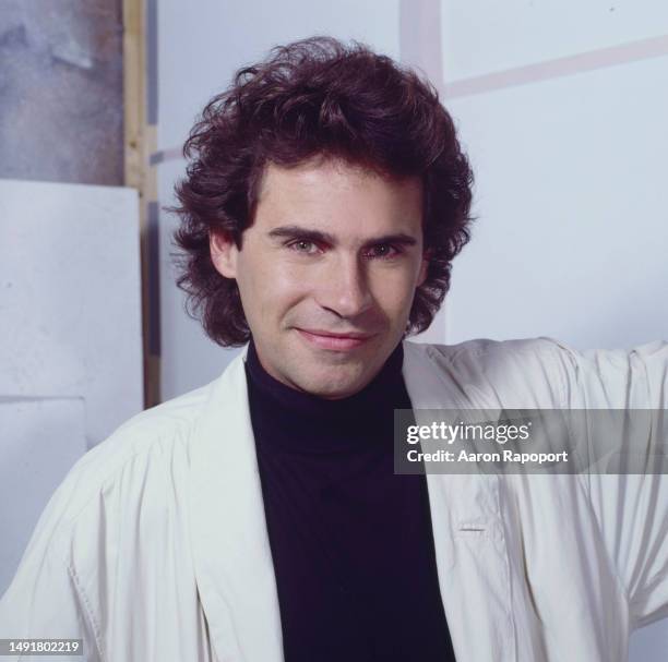 Comedian and actor Dennis Miller poses for a portrait in July 1988 in Los Angeles, California.