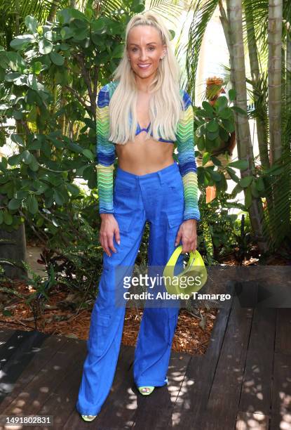 Nastia Liukin attends as Sports Illustrated Swimsuit Celebrates the 2023 Issue Release with Swimsuit Island at The Guitar Hotel at Seminole Hard Rock...