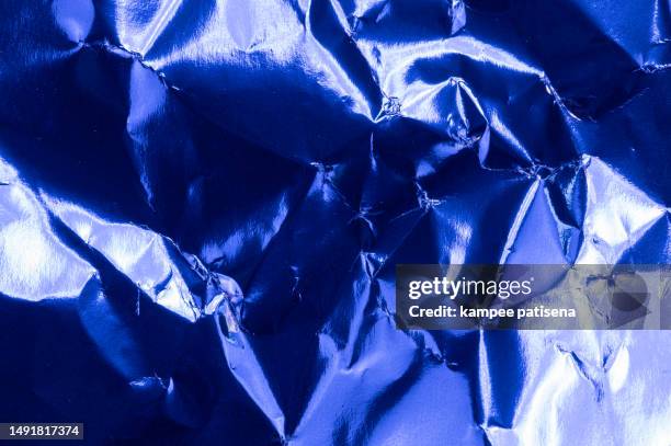 Abstract Shiny Paper Close Up Shiny Crumpled Paper Texture Background High-Res Stock Photo ...