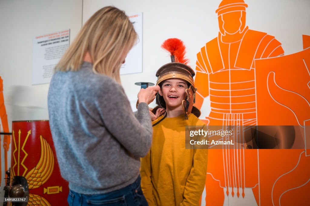 Guarda mamma, sono un soldato romano