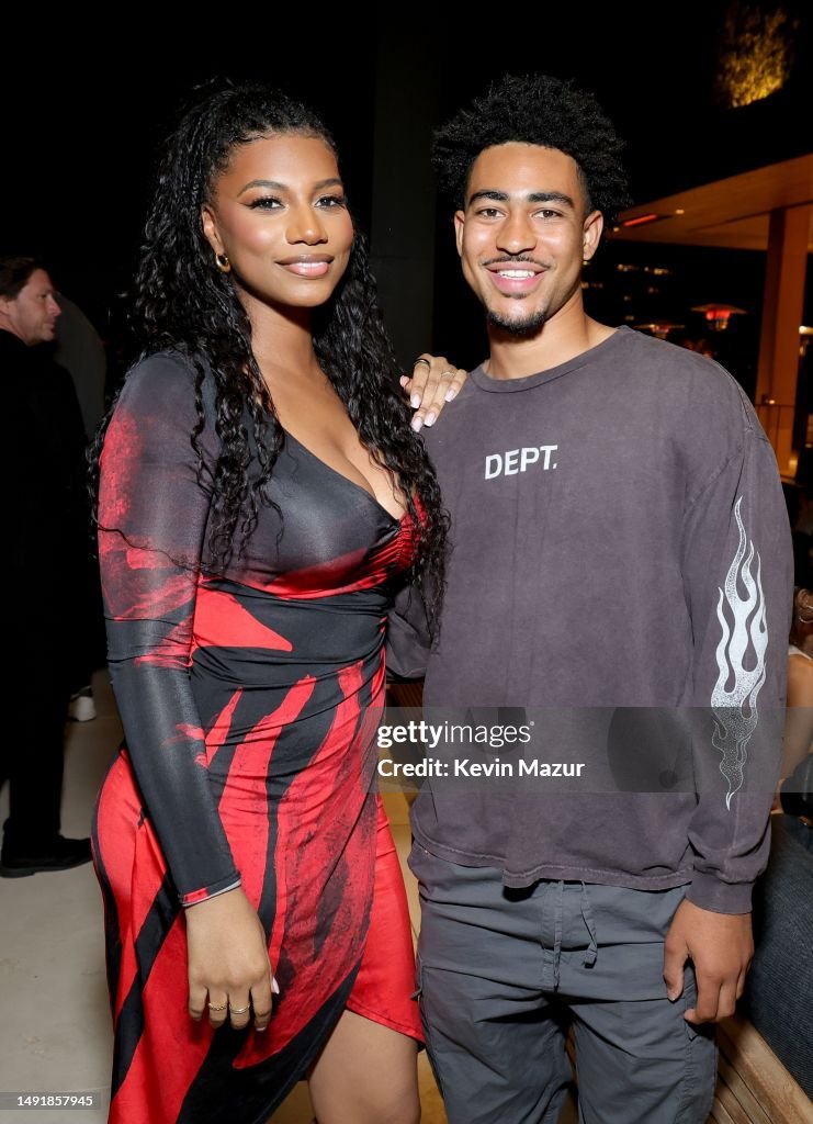 Bryce Rooker Taylor Rooks and Bryce Young attend the Rookie Premiere Wrap Party ...