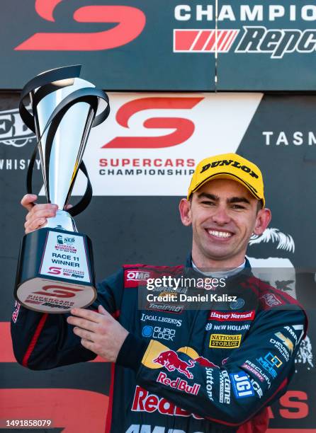 Broc Feeney driver of the Red Bull Ampol Racing Chevrolet Camaro ZL1 during race 2 of the Tasmania Supersprint, part of the 2023 Supercars...