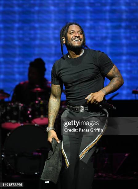 Singer Llloyd performs onstage during "An Evening Of R&B" concert at Mable House Barnes Amphitheatre on May 20, 2023 in Mableton, Georgia.