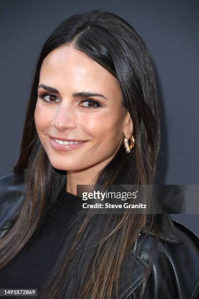 Jordana Brewster arrives at the Charlize Theron Africa Outreach Project 2023 Block Party at Universal Studios Backlot on May 20, 2023 in Universal...
