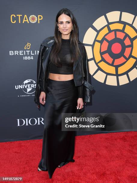 Jordana Brewster arrives at the Charlize Theron Africa Outreach Project 2023 Block Party at Universal Studios Backlot on May 20, 2023 in Universal...