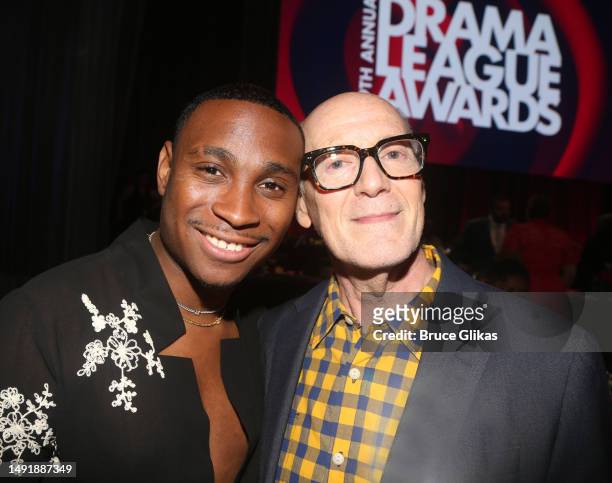 Jordan E. Cooper and Neil Meron pose at the 89th Annual Drama League Awards at The Ziegfeld Ballroom on May 19, 2023 in New York City.