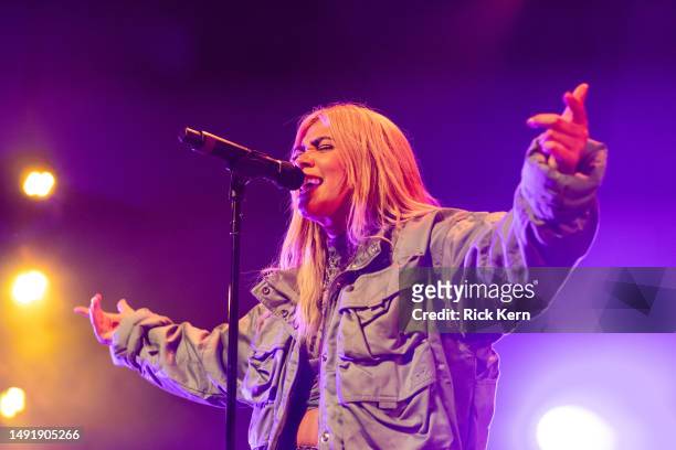 Singer-songwriter Hayley Kiyoko performs in concert during 'The Panorama Tour' at Emo's Austin on May 20, 2023 in Austin, Texas.