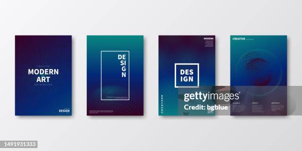 brochure template layout, blue cover design, business annual report, flyer, magazine - global mindset stock illustrations