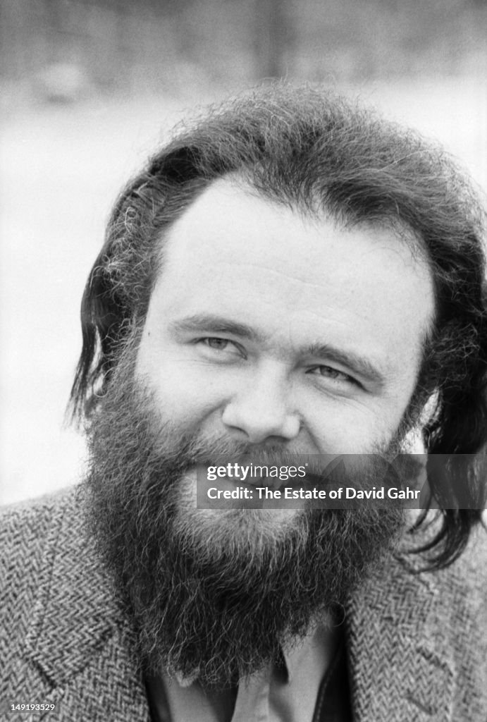 Organist and keyboardist Garth Hudson of the rock group The Band ...