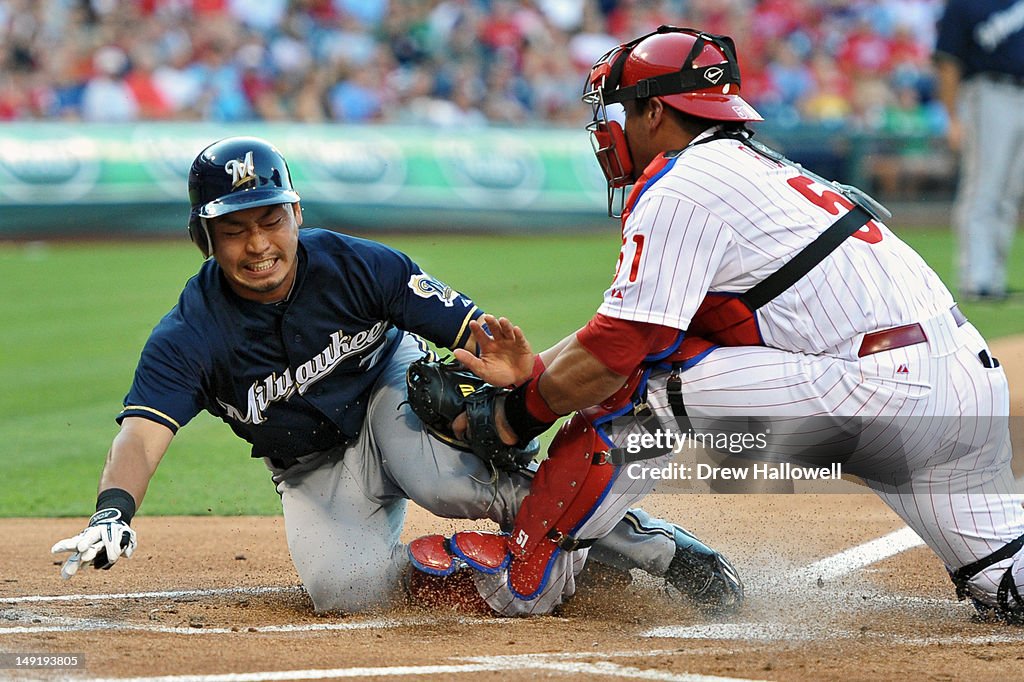 Milwaukee Brewers v Philadelphia Phillies