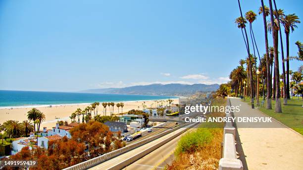santa monica. california - santa monica beach stock pictures, royalty-free photos & images